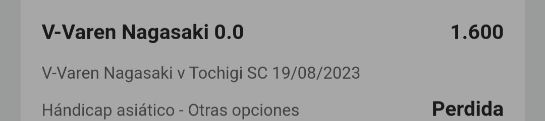 Mr_Handicap15's tweet photo. -Derrota 1-2 de Nagasaki que nos hace marcar el rojo

-Empate 0-0 del Tokyo verdy y victoria 2-0 del montedio yamagata que nos hace ganar la apuesta

-Derrota 2-0 del united y se pierde la apuesta

-Empate a 2 de independiente y empate a 0 del Botafogo y se gana la apuesta https://t.co/gc6vIPFmCW