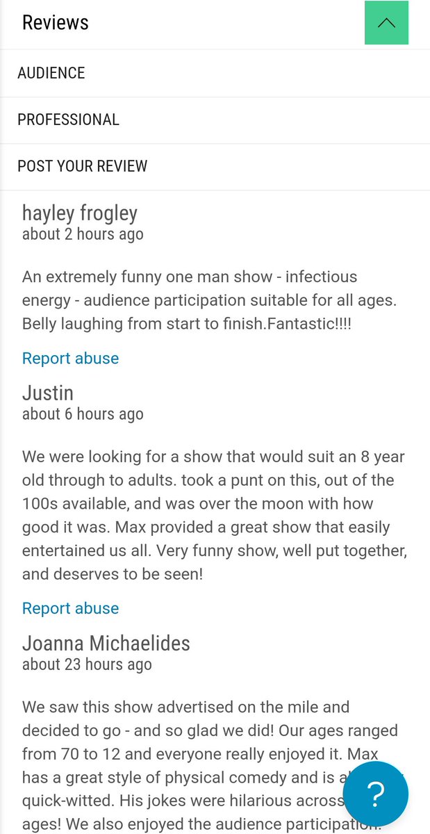 Max Norman (@mrmaxnorman) on Twitter photo Still no major reviewers at my truly unique and joyous #edfringe23 comedy show at 1pm. Tons of outstanding audience reviews LOOK! Only 7 shows left you will not regret coming <a href="/chortle/">Chortle Comedy</a> <a href="/broadwaybaby/">Broadway Baby</a> <a href="/thetimes/">The Times and The Sunday Times</a>
🤺🎉💣
No big team. Mainly me and and a show two years in the making. Still no major reviewers at my truly unique and joyous #edfringe23 comedy show at 1pm. Tons of outstanding audience reviews LOOK! Only 7 shows left you will not regret coming <a href="/chortle/">Chortle Comedy</a> <a href="/broadwaybaby/">Broadway Baby</a> <a href="/thetimes/">The Times and The Sunday Times</a>
🤺🎉💣
No big team. Mainly me and and a show two years in the making.