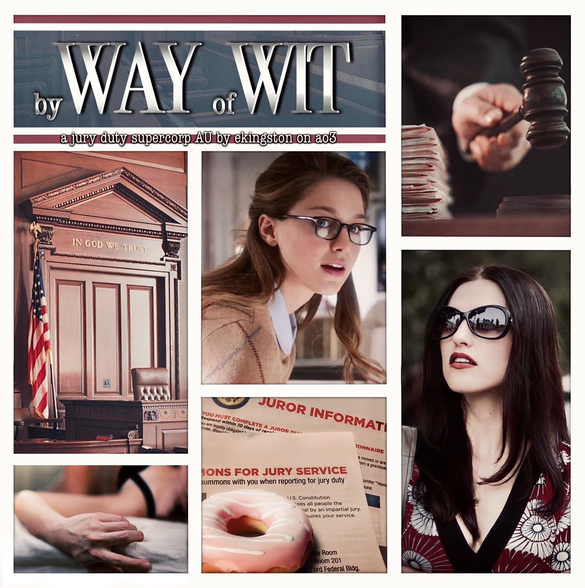 easterkingston's tweet image. In which no one escapes jury duty, not even superheroes and celebrity CEOs, and when #KaraDanvers and #LenaLuthor end up in sequestration, well—the defense submits that there's more than one type of civic service. COMPLETE! find it here on a03: archiveofourown.org/works/49490749 #supercorp