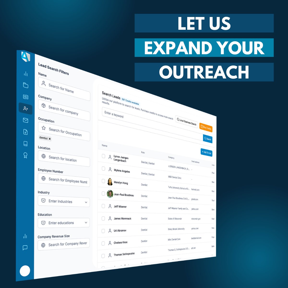 Let us expand your outreach 🚀 Our expertise and tools are here to fuel your outreach expansion. Say goodbye to limits and hello to limitless possibilities.