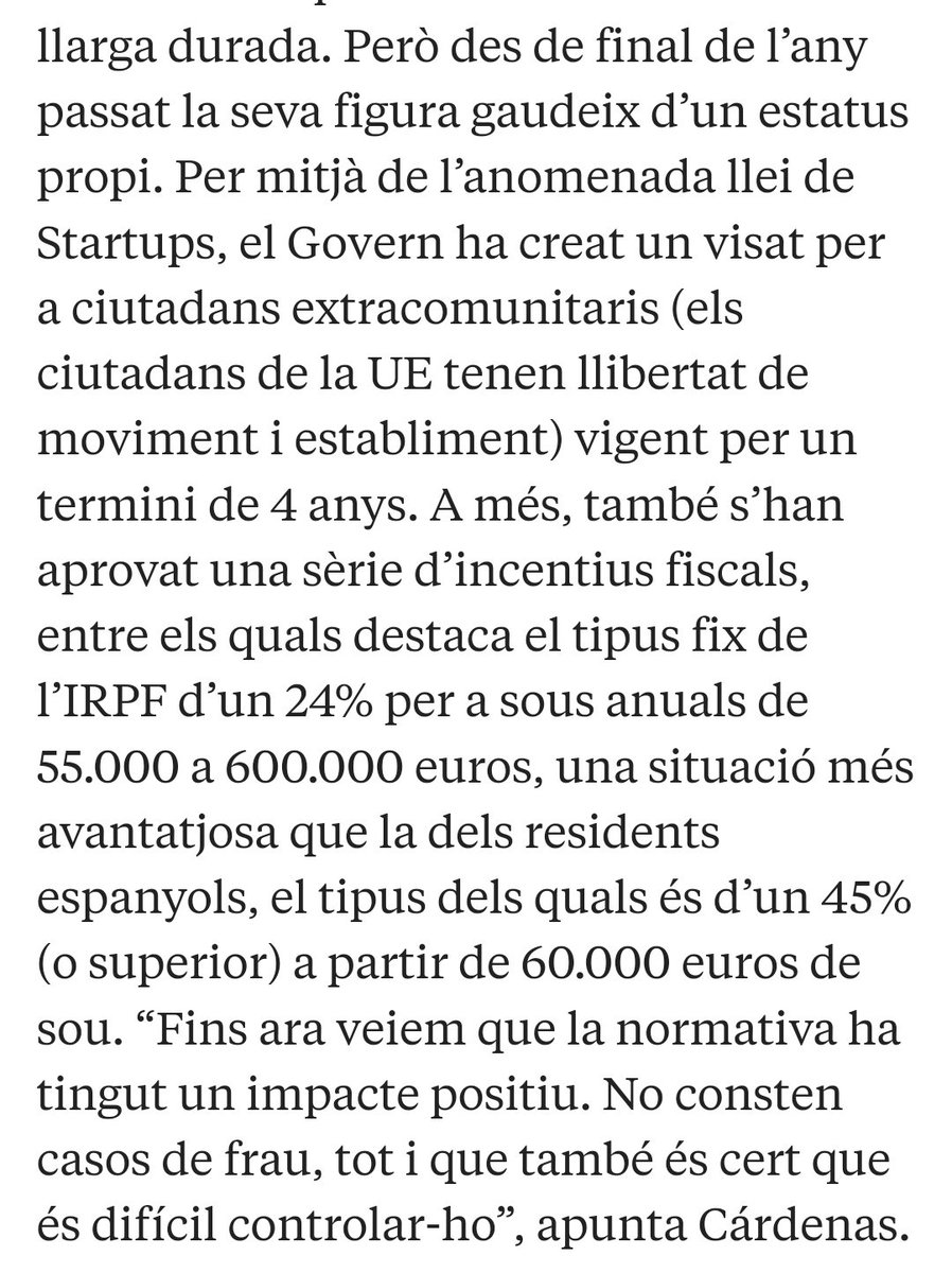 Com destrossar la teva autoestima com a capital parant la catifa a uns errants privilegiats que tributen molt per sota del que ho fan els ciutadans del país, que tensionen el mercat de l'habitatge i que no s'integren en una societat que només veuen com un clínex experièncial.