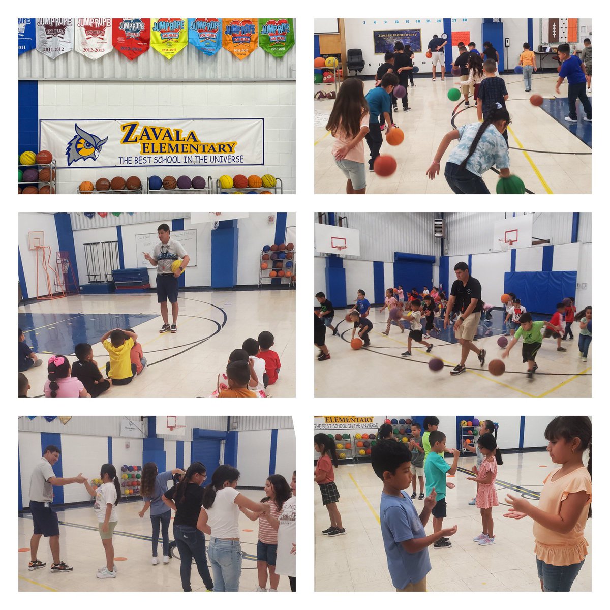 A great first week of PE at <a href="/ZavalaElemHCISD/">Zavala Elem HCISD</a>