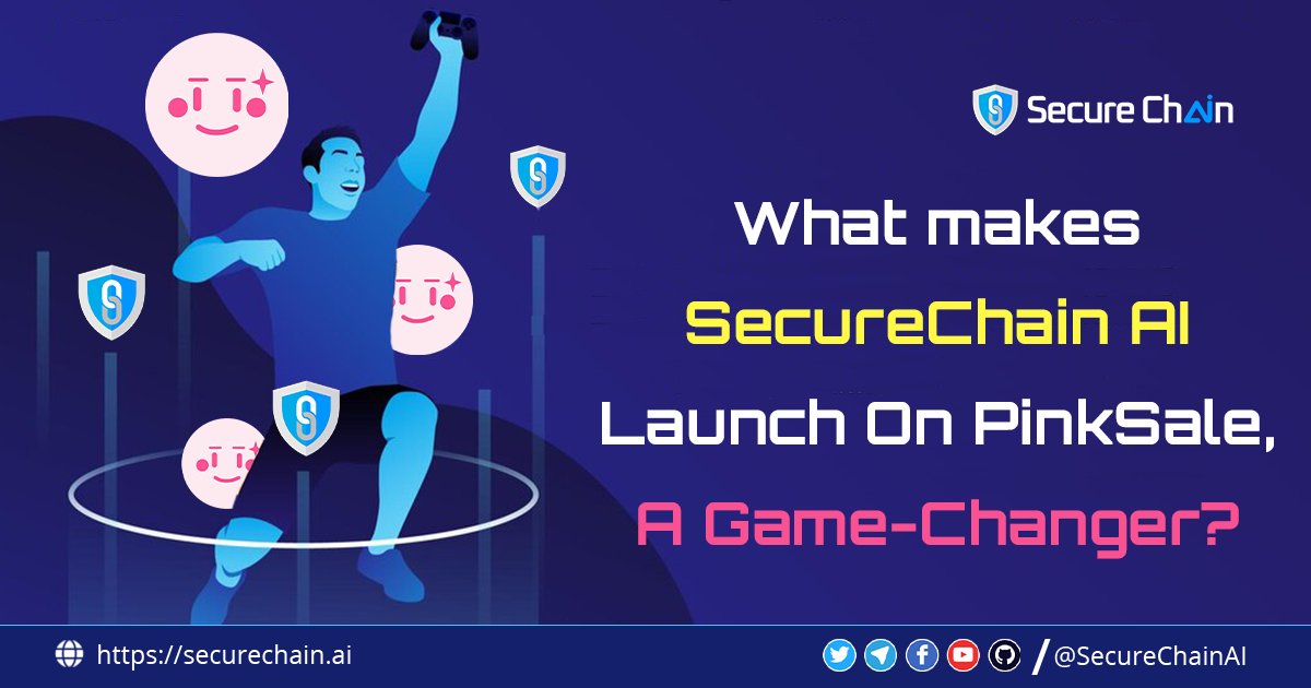 📣🤖 SecureChain AI's launch on PinkSale under the SAFU Protocol presents a game-changing approach to token launches. The SAFU Protocol ensures robust security through advanced encryption and thorough audits, instilling trust and shielding investors from hacks. Privacy is…