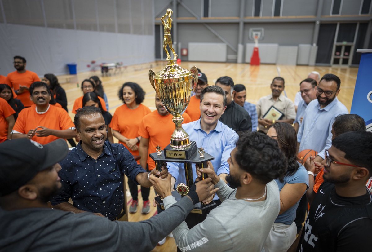 PierrePoilievre's tweet photo. The young ballers at the Kerala Christian Ecumenical Churches inter-youth basketball final have top game.

Congratulations to all the teams who were part of this year's successful tournament! https://t.co/hXvl2qKI6z