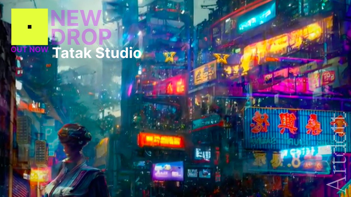 ⏰ Hurry ⏰ to 🔗 <a href="/ARTDOTT/">Artdott</a> and 🔍 <a href="/TatakStudio/">Tatak Studio</a>'s "Down Below Hong Kong" 🎨 digital artworks! 🔩 Explore 🤩 vibrant futures &amp; 🤔 altered memories. 🙌 Don't miss 🤭 this incredible 🤩 opportunity! #NFTdrop #NFTgiveaway #NFTart #NFT #NFTs 🤩🤩

artdott.com/event/Disorted…