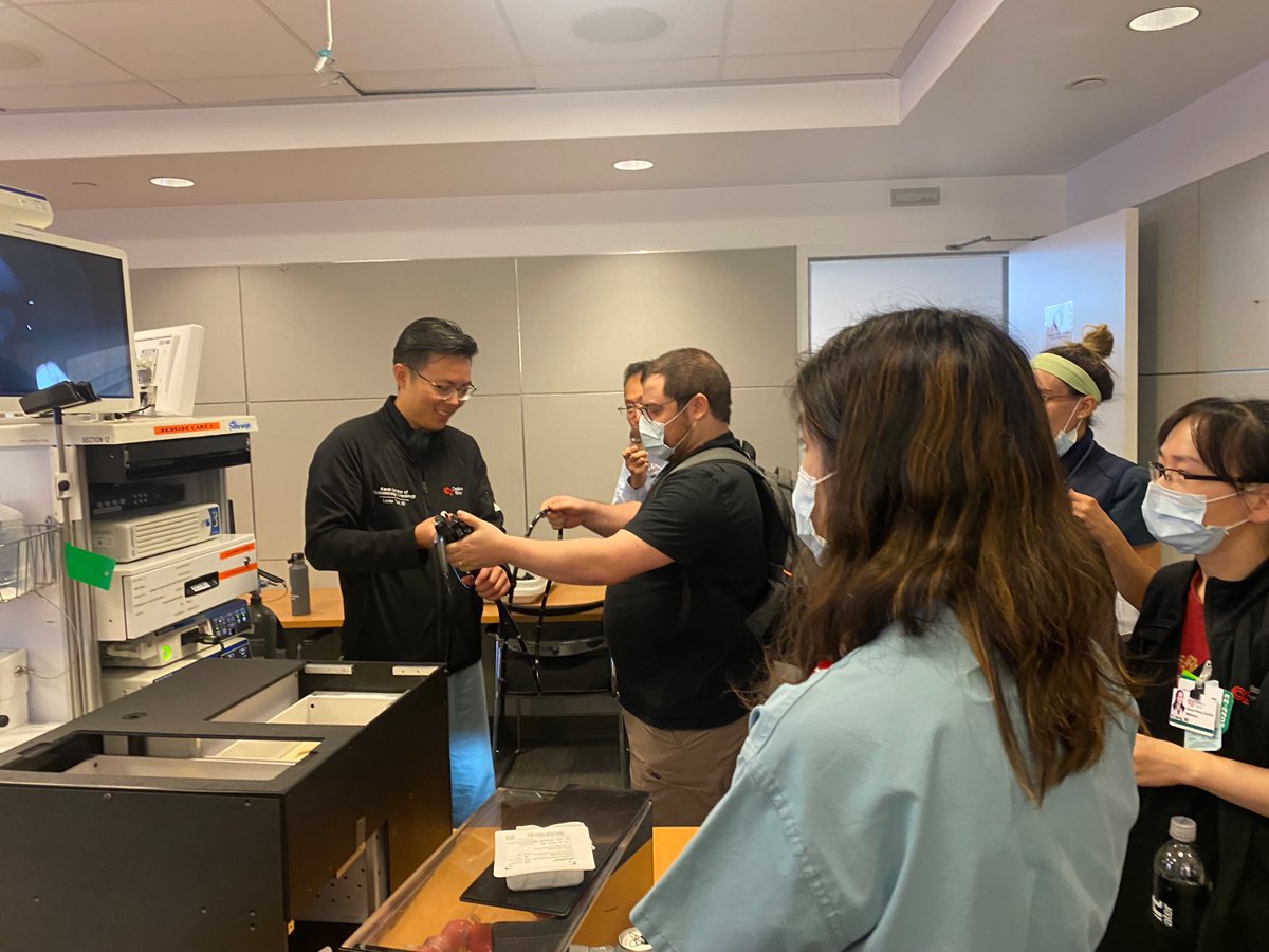 Thanks to <a href="/Olympus_Corp/">Olympus</a> for a great learning opportunity for our fellows with the Thompson endo box trainer! <a href="/CedarsSinaiMed/">Cedars-Sinai Academic Medicine</a> <a href="/KennethParkMD/">Kenneth Park, MD, MSc, DABOM</a> <a href="/JamilSamaanMD/">Jamil Samaan, MD, MS</a> <a href="/YeeHuiYeo1/">Yee Hui Yeo</a> <a href="/YIJIANG12560922/">Yi Jiang</a> <a href="/RajsaviAnand/">Raj Anand</a> <a href="/RabWatsonMD/">Rabindra Watson</a> <a href="/SriGaddamMD/">Srinivas Gaddam, MD, MPH</a>