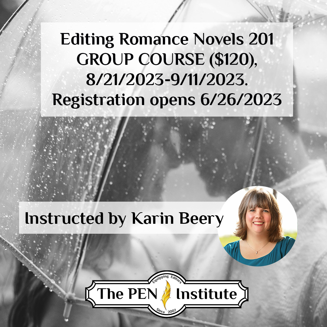 karinbeery's tweet photo. There's still time to sign up! Class starts tomorrow: https://t.co/aqBRul826O
#editingromance #romancenovels https://t.co/fsAg0HSDdL