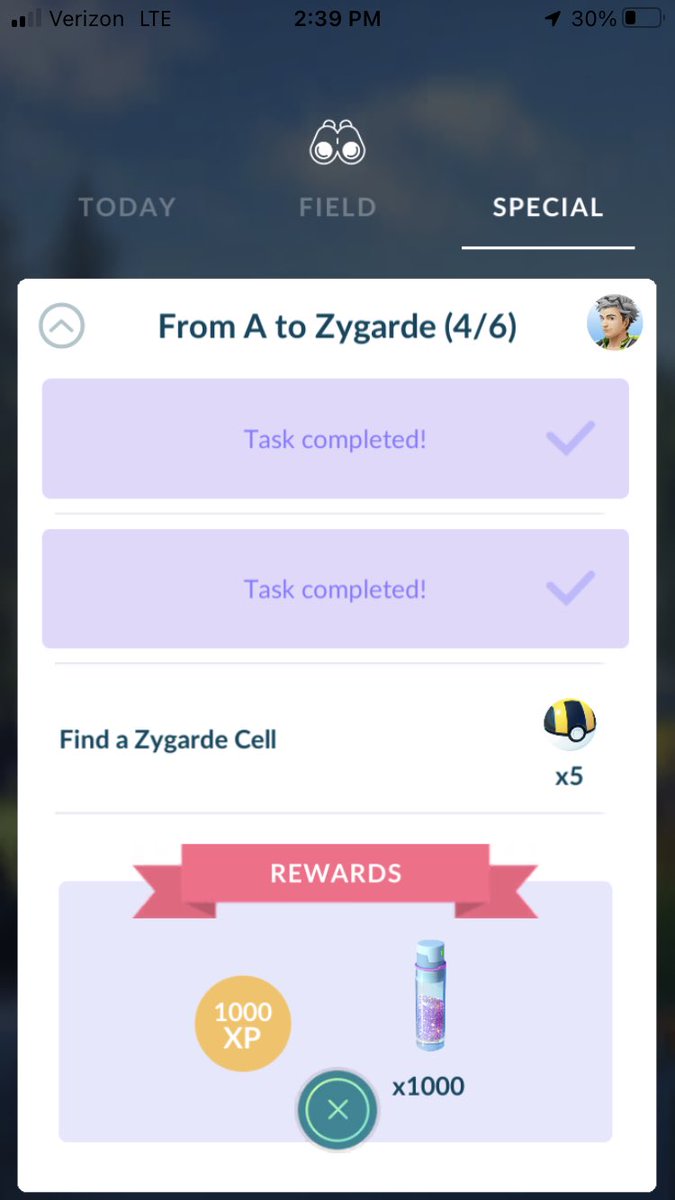I’m thinking of just giving up on even trying to get this step at this point. I’ve been on five routes and they still refuse to drop any Zygarde Cells for me. Even that “full-proof” step to getting the cells didn’t work. Way to go Niantic … way to go.