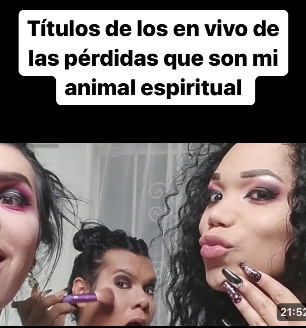 Títulos de los en vivo de las perdidas que son mi animal espiritual 

Abro hilo  🧵