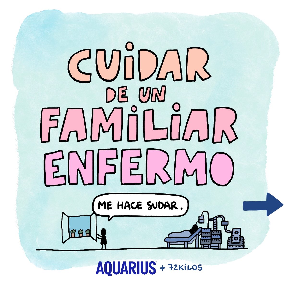 72kilos's tweet photo. Cuidar de un familiar enfermo.

Pequeño hilo que he hecho junto a Aquarius.
Sudar por las cosas que quieres es bello.

1de3. https://t.co/HQBbPa49qp