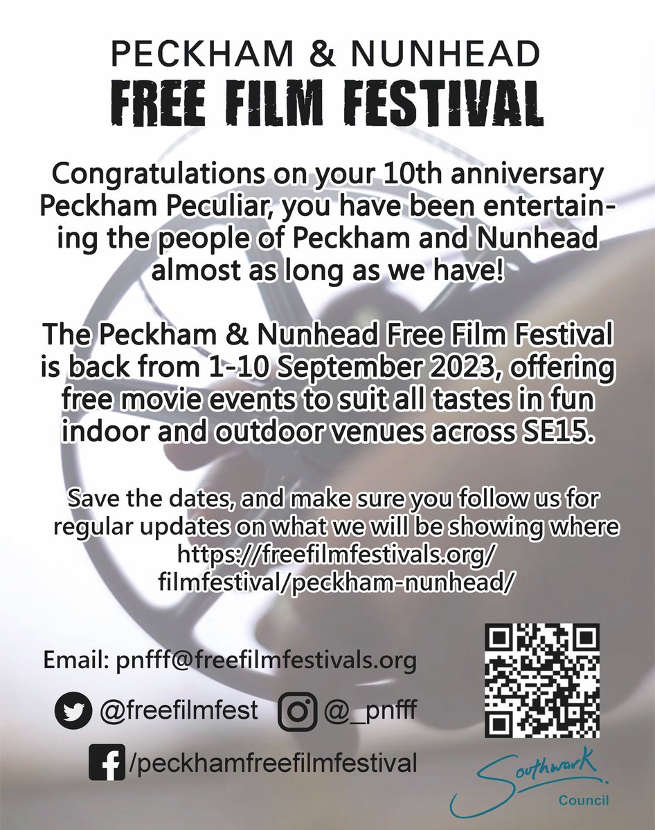 Peter D Holmes (@pdh100100) on Twitter photo Its that time of the year again for the Peckham & Nunhead Free Film Festival <a href="/golden_anchor/">The Golden Anchor Pub</a> <a href="/SE5Forum/">SE5 Forum Camberwell</a> <a href="/peckhampeculiar/">THE PECKHAM PECULIAR</a> @thegreennunhead <a href="/MPSNunhead/">Nunhead & Queen's Road Police</a> <a href="/InspTomCornish/">Inspector Cornish</a> Its that time of the year again for the Peckham & Nunhead Free Film Festival <a href="/golden_anchor/">The Golden Anchor Pub</a> <a href="/SE5Forum/">SE5 Forum Camberwell</a> <a href="/peckhampeculiar/">THE PECKHAM PECULIAR</a> @thegreennunhead <a href="/MPSNunhead/">Nunhead & Queen's Road Police</a> <a href="/InspTomCornish/">Inspector Cornish</a>