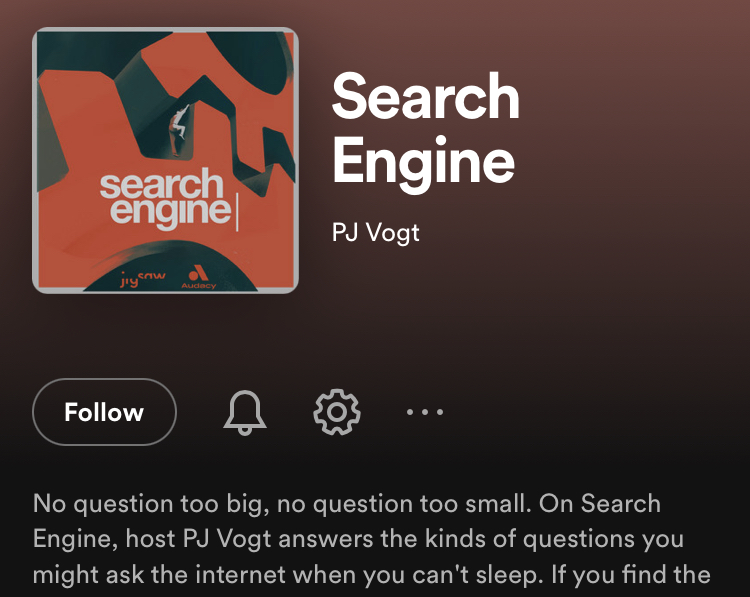 One of my fave pods right now is Search Engine by @PJVogt 'Why are drug dealers putting fentanyl in everything?' was a great two part series on a crisis in North America. Highly recommend. Ep 1: open.spotify.com/episode/3mk2gJ… Ep 2: open.spotify.com/episode/0liDMI…