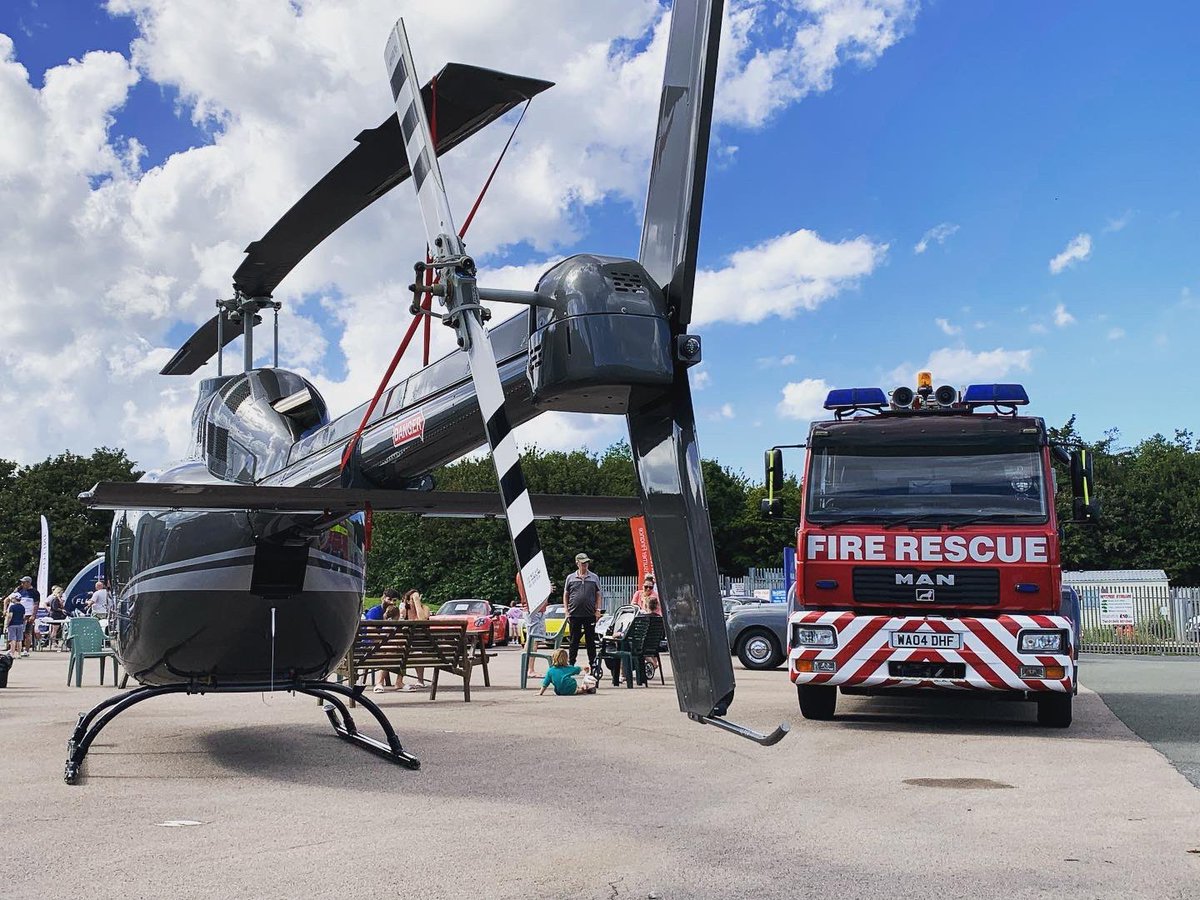 phireflyfire's tweet photo. We’ve been celebrating World Helicopter Day today along with @Polarhelicopter at their fabulous fly-in and BBQ. The weather was glorious and there was plenty of flying activity! #bellhelicopter #fire #firefighter #piperaircraft #firecover https://t.co/cNmhsh4Ykx