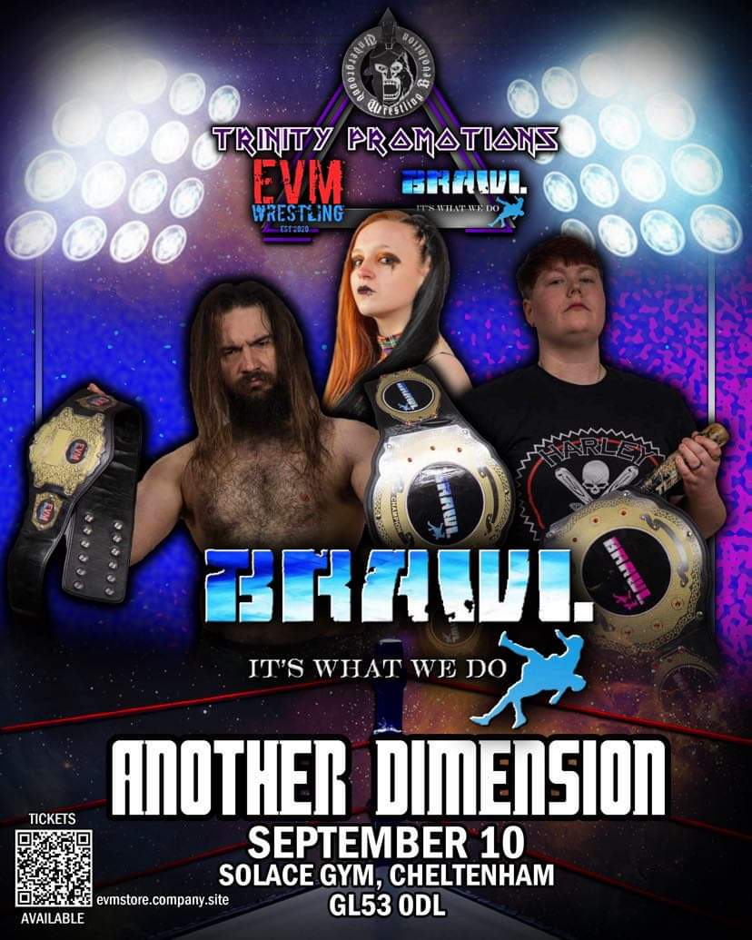 BRAWLoffical22's tweet photo. So BRAWL fans, September 10th we kick off the weekly shows for trinity promotions.
And we couldn't be prouder.
We aim to bring you all the action from our wrestlers and the fact that we get to do this whilst working with our friends and EVM Wrestling&amp;  @UWR_Online https://t.co/Do5fr0SPI7