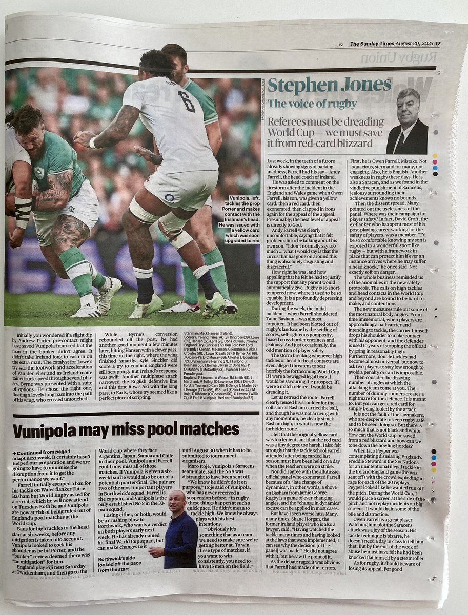 “Rugby is so short-tempered now, where it used to be so equable. It is a profoundly depressing development.” I second almost every word of this from <a href="/stephenjones9/">Stephen Jones</a>. And before you say it, I know we shoulder some of the blame.