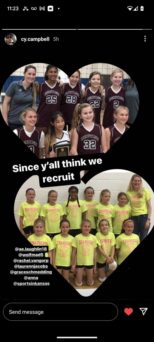Brad Campbell (@brad_bcampbell) on Twitter photo Chasing that 4th straight St Championship <a href="/HCAKCAthletics/">HCA KC Athletics</a> ....then to see 4 of these girls from Coach JVG sunshine team play togethe <a href="/kcpowervb/">KC Power Volleyball</a> will be special!! <a href="/janelle7green/">Janelle Green</a> <a href="/jillianhuckabey/">Jillian Huckabey</a> <a href="/RVanGorp2024/">Rachel L. Van Gorp</a> <a href="/CyCampbell_2024/">Cy Rae Campbell</a>
<a href="/WakeVolleyball/">Wake Forest Volleyball</a> <a href="/CycloneVB/">Iowa State Volleyball</a> <a href="/FIUVolleyball/">FIU Volleyball</a> <a href="/BearcatsV/">Bearcats Volleyball</a> Chasing that 4th straight St Championship <a href="/HCAKCAthletics/">HCA KC Athletics</a> ....then to see 4 of these girls from Coach JVG sunshine team play togethe <a href="/kcpowervb/">KC Power Volleyball</a> will be special!! <a href="/janelle7green/">Janelle Green</a> <a href="/jillianhuckabey/">Jillian Huckabey</a> <a href="/RVanGorp2024/">Rachel L. Van Gorp</a> <a href="/CyCampbell_2024/">Cy Rae Campbell</a>
<a href="/WakeVolleyball/">Wake Forest Volleyball</a> <a href="/CycloneVB/">Iowa State Volleyball</a> <a href="/FIUVolleyball/">FIU Volleyball</a> <a href="/BearcatsV/">Bearcats Volleyball</a>