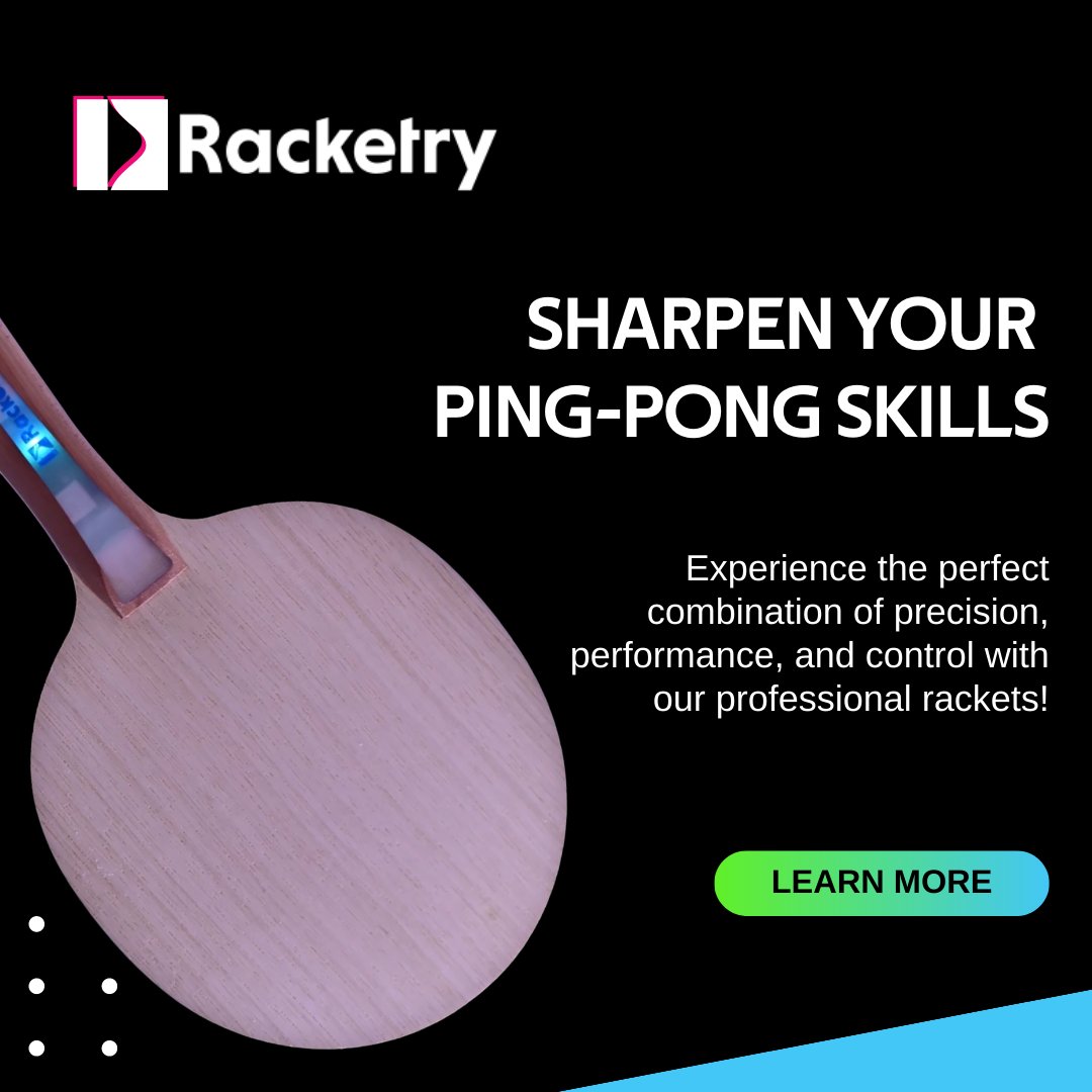racketry_tt's tweet image. 🏓Level up your game with Racketry! Our advanced paddles feature motion sensors to take your ping pong performance to the next level. Get ready for more epic matches with our state-of-the-art equipment. 👊racketry.com

#racketry #tabletennis