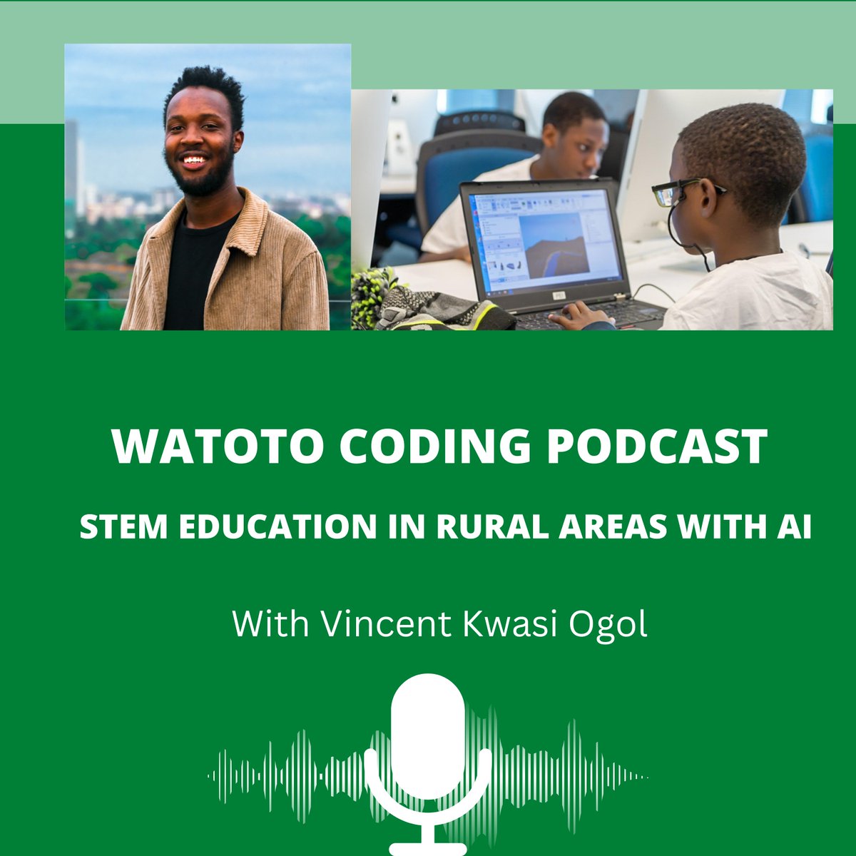 Meet Vincent Ogol in the latest episode of our podcast where we talk about Aminia, an organization committed to revolutionizing education in rural Kenya by providing technology-driven STEM education to young children. 👇