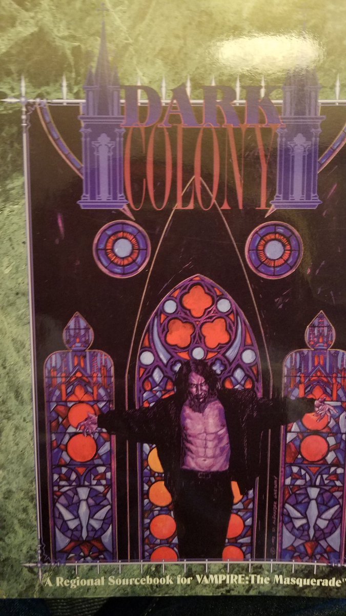 JBillusion's tweet photo. Found this on vacation. Pretty dope. #Vampirethemasquerade #whitewolf #RPG #TTRPG https://t.co/jVRpcl1448