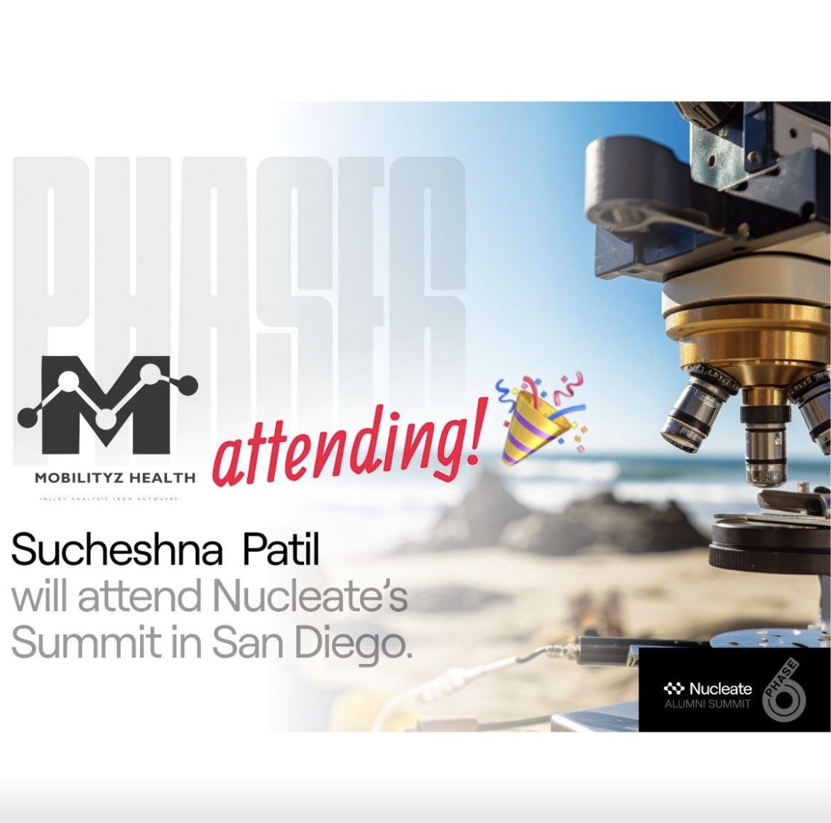 MobilityZHealth's tweet photo. @MobilityZHealth is coming to San Diego. Let's connect for collaborations, partnerships, or just a conversation to make healthcare better!
Message us to book appointments.
#healthcare #startup #conference https://t.co/rif96YkeyV