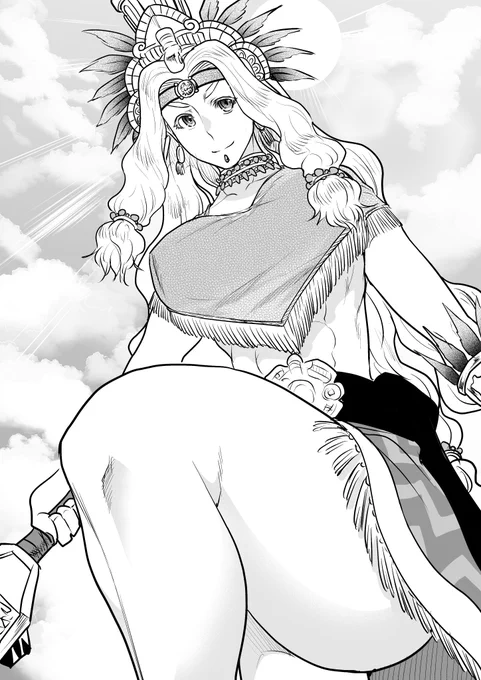 神々しさあふれる今日のお姉さん 