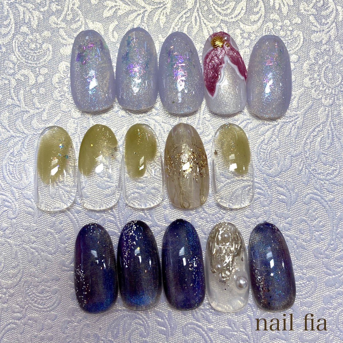 NailFia's tweet photo. 8月も既に中盤。
今更ですが😅
今月も
毎月変わるイチオシデザイン付替オフ込み5500円〜ご用意しています。

https://t.co/mN7ulO2Nsn https://t.co/hcCLbQfGPf