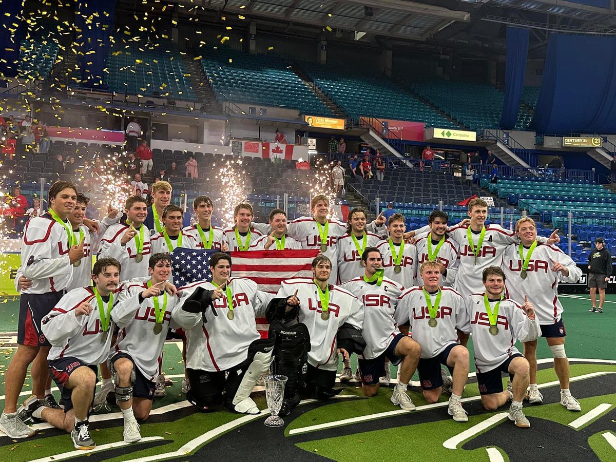 Congratulations to Jackson Carawan and Team USA on their historic World Champions at the World Junior Lacrosse Championships!!! All good for Jackson!! @carawan22 @SFDAthletics