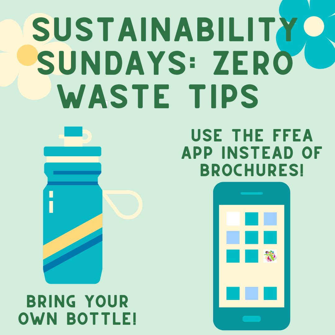 Here are some eco-friendly tips to help reduce our environmental impact and promote a greener event for everyone at our FFEA conference!🌱