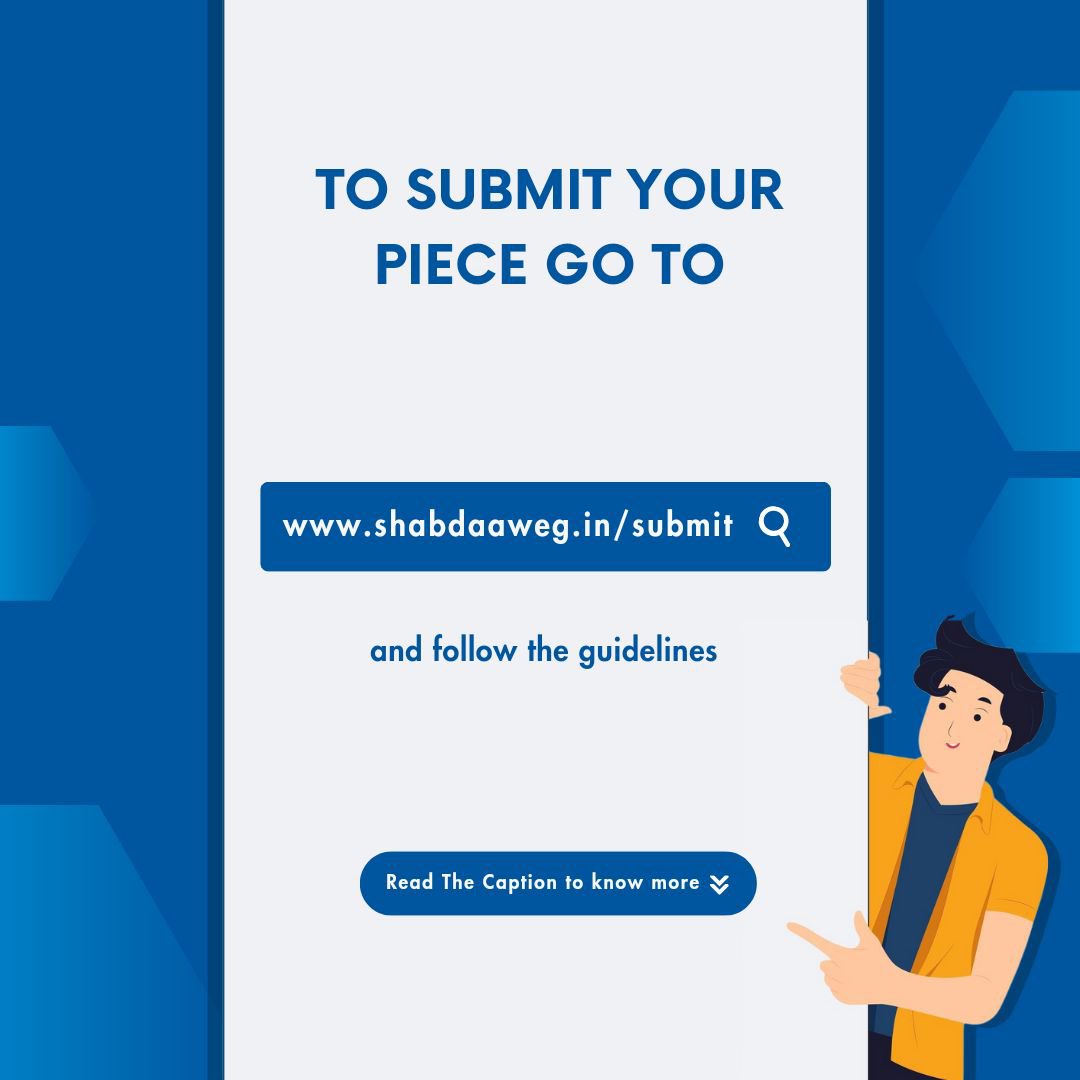 StoriesByHumans's tweet image. Calling all writers and artists! Excited to announce that ShabdAaweg is open for submissions. Whether it&apos;s poetry, fiction, non-fiction, or visual art, we&apos;re here to celebrate your creativity.

shabdaaweg.in/submit/

#writerscommunity #submissionopen #poetrycommunity #poetry