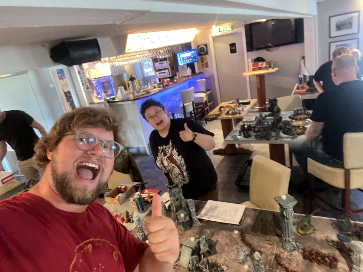 HenSalo's tweet photo. Sunday at #kitn23 came sunny side up with two matchups against  Kroak and the magic lizards. This makes for happy null myriad 😁somehow ended up with a positive win rate https://t.co/342NukrMWj