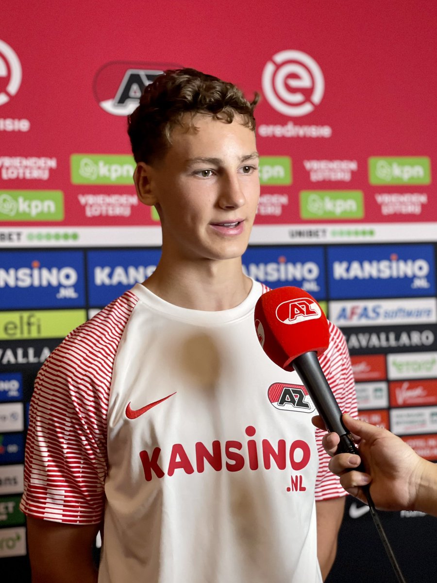 AZAlkmaar's tweet photo. ๐ฅ ๐๐ฟ๐ฒ๐ฑ๐ถ๐๐ถ๐๐ถ๐ฒ ๐๐ฒ๐ฏ๐๐
๐ Een assist en een goal bij zijn eerste Eredivisie-minuten: Ruben van Bommel.
๐ฌ Straks zijn reactie bij AZ TV.
#azgae (5-1) #RvB15 https://t.co/Ac498x287V