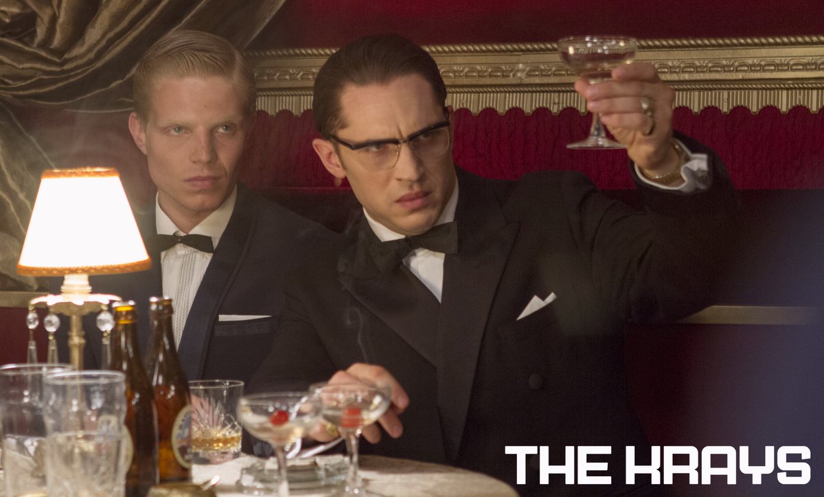 Raise a glass, for it might be your last. See how the 50s and 60s were a reign of terror for citizens living in London by the hands of Ronnie and Reggie Kray in #TheKraysMovie, now playing in theaters.