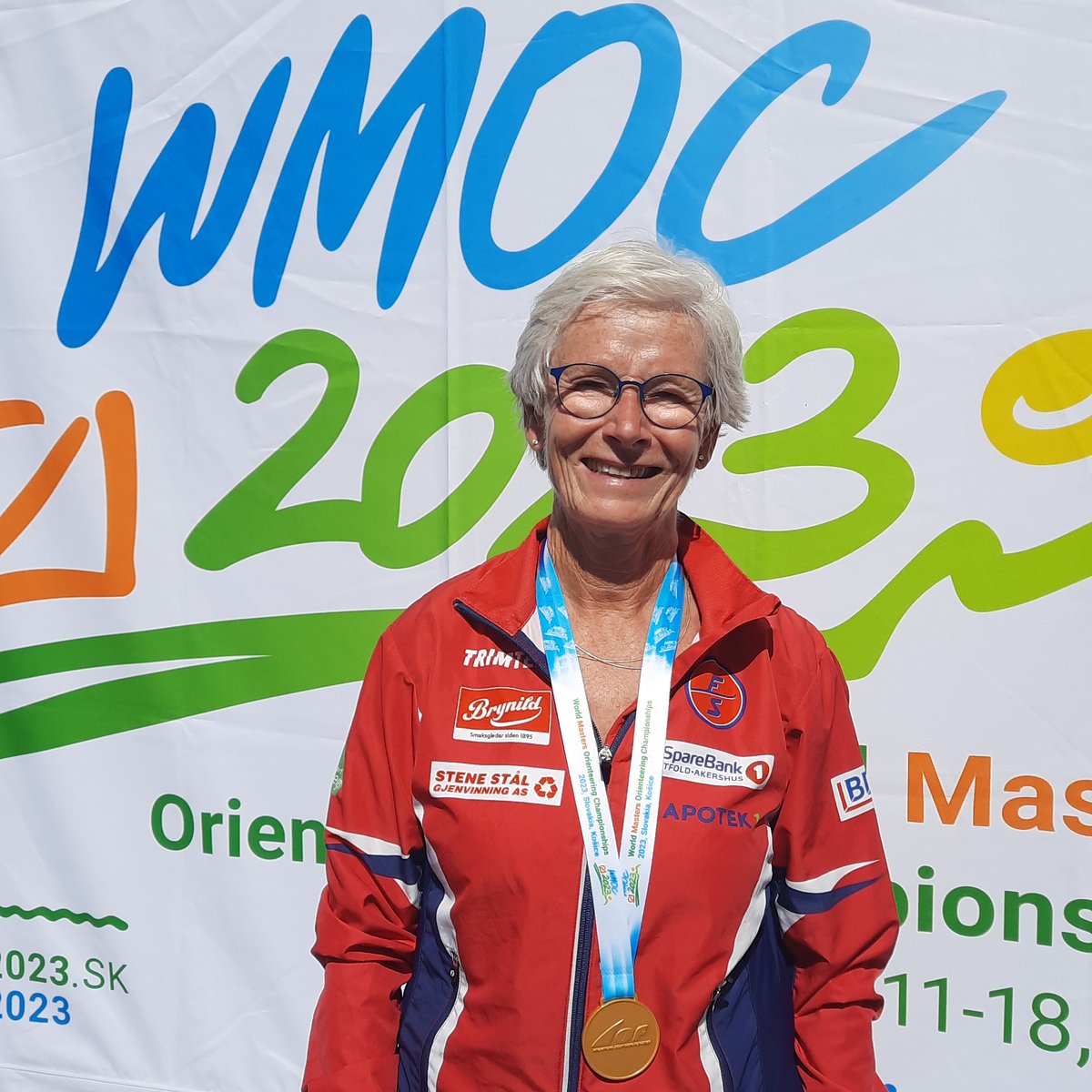 Wmoc2024's tweet photo. WMOC 2024 Senior Event Advisor Unni Strand Karlssen has won the gold medal in WMOC 2023 Sprint W70. Congratulations, Unni!

#orienteering #suunnistus #wmoc2024 #wmoc2023 #fin5 #turku #visitturku
@SuunnistusSSL
@TuSTurku
@PaimionRasti
@MSParma https://t.co/fU3k0KjxPE