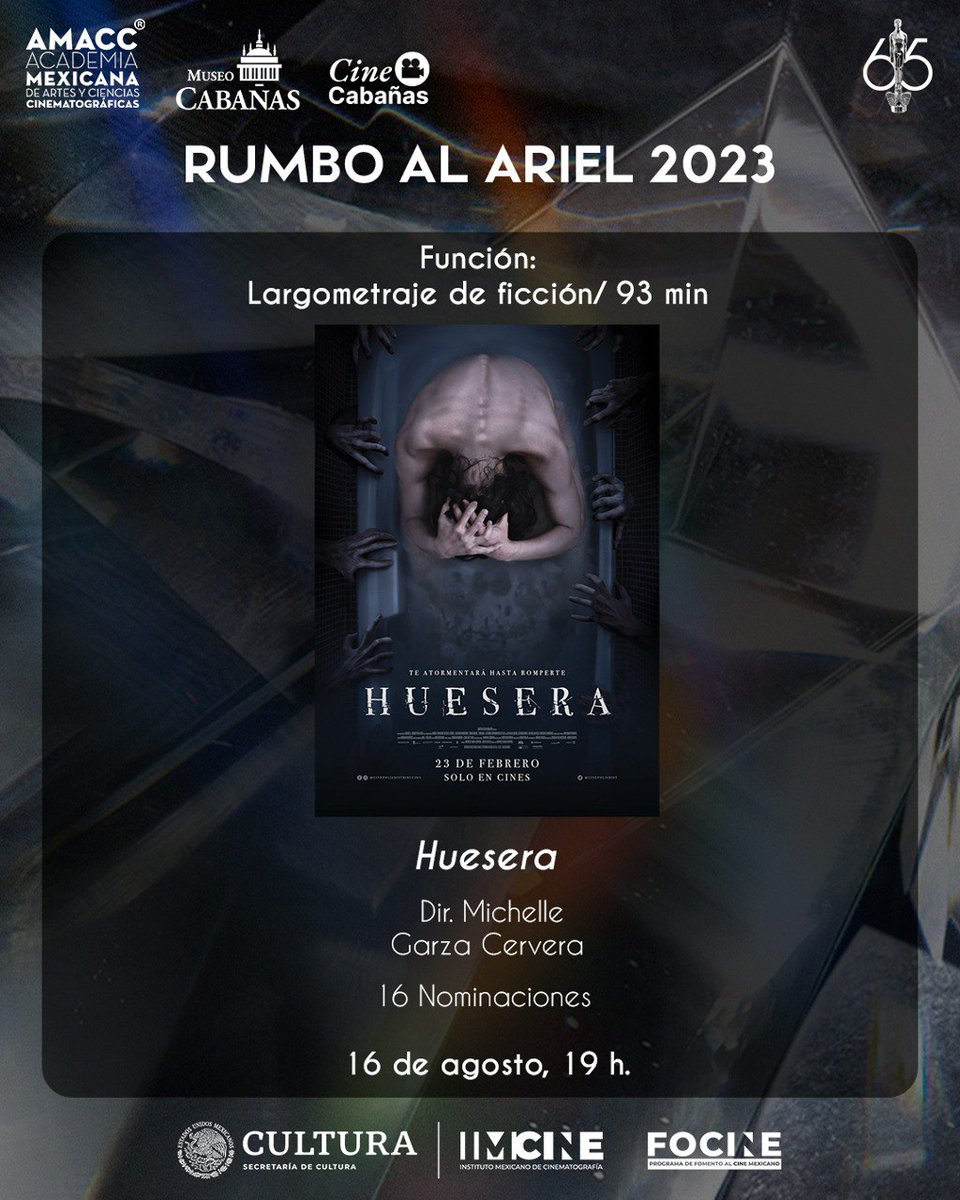 GobiernoJalisco's tweet photo. 🎥 Prepárate para los #PremiosAriel que sucederán en nuestra capital. Emociónate con el séptimo arte en el Cine Cabañas con la muestra de cortos y largometrajes nominados.

Revisa la cartelera y no te pierdas estas grandes producciones mexicanas: https://t.co/MZQWdYRhi6