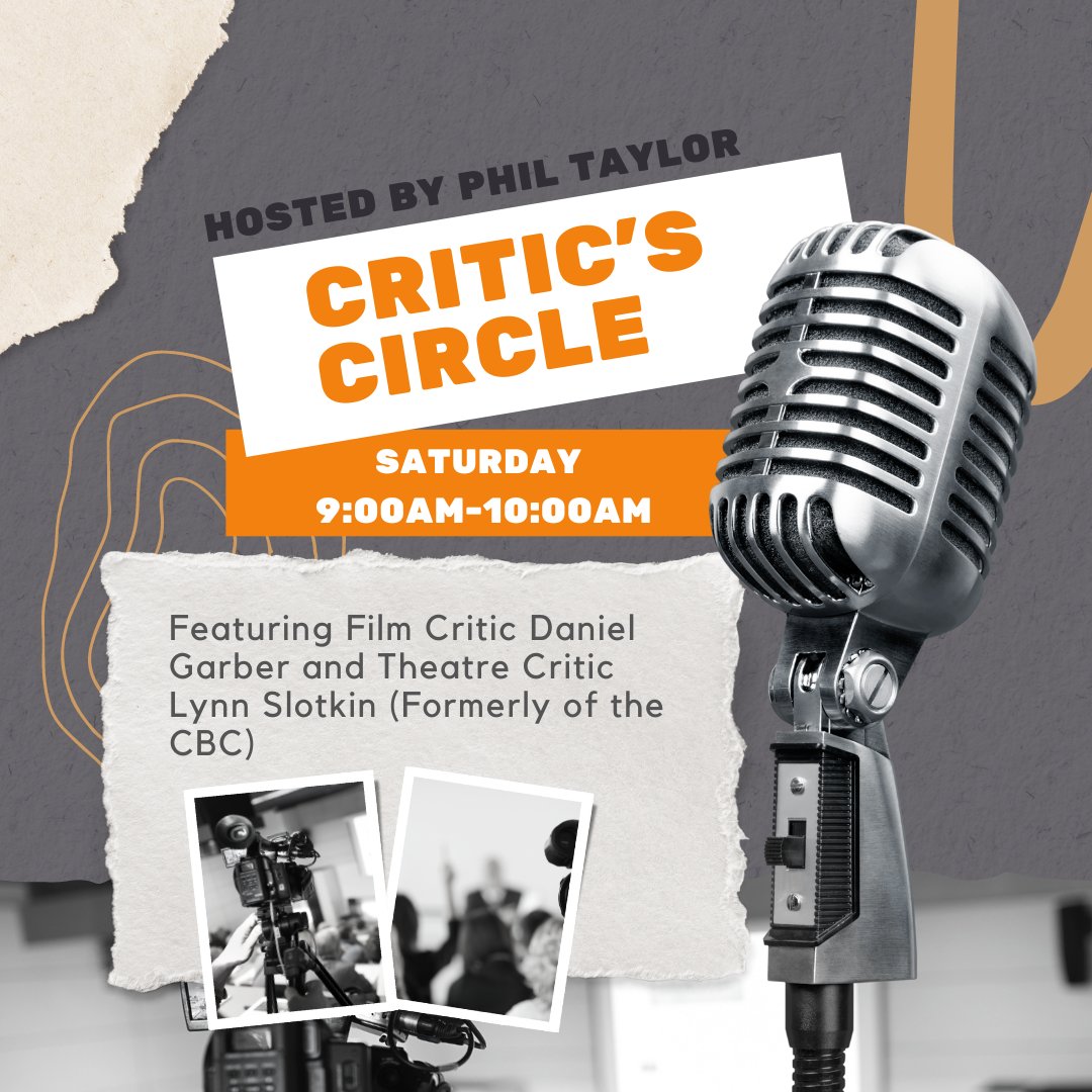 Today at 9:00am we hope you had a great time listening to Critics' Circle! Daniel Garber spoke about 2 new scary movies! We were captivated by his insightful reviews on two spine-chilling new releases. #LastVoyageoftheDemeter and the hair-raising suspense of #TheBeasts.