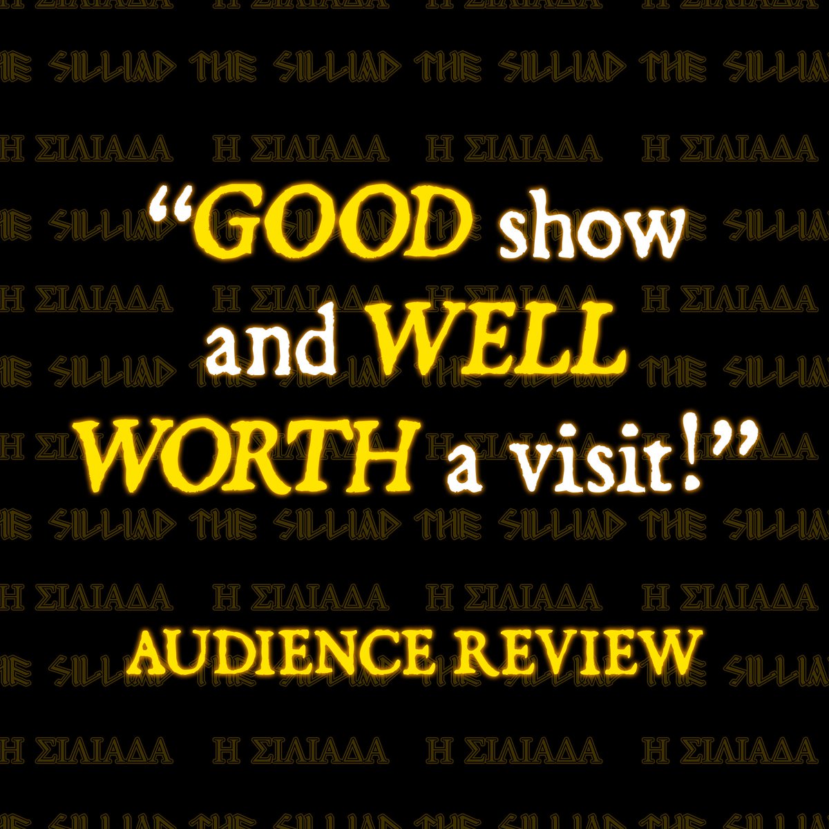 TheSilliad's tweet photo. ⭐️⭐️⭐️⭐️

We’re officially half way through our @edfringe run and the reviews are in!!! 

Make sure to book your tickets before it’s too late, details below:

📅: 3rd - 27th August 
⏰: 15:30 - 16:30 
📍: @justthetonicuk 
🎟️: https://t.co/7eWZ3KMNVZ https://t.co/XWu4gd755V