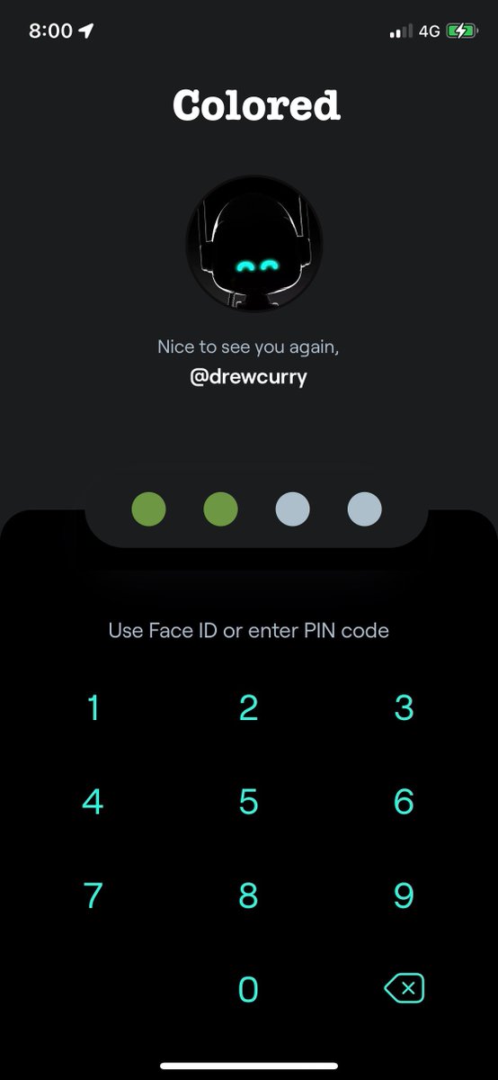 wdrewcurry's tweet photo. #xPortal: i dislike the dark-mode-only themes in #multiversX. The PIN view in xPortal doesn't follow HUG (Human Interface Guidelines), but was passed. So i offer two alternatives, what say you?

@PulsarMoney send 0.05 EGLD to the first 100 retweets >>> Colored/Dotted/Original? https://t.co/M0Q8mcLwCp
