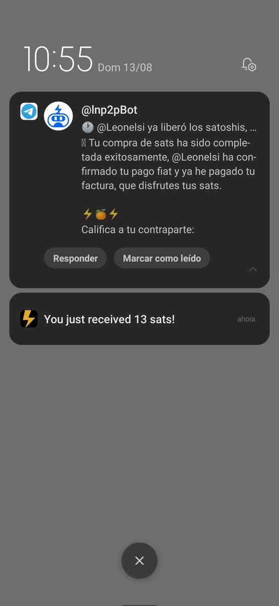 BTCyberpunk's tweet photo. No tener mucho dinero no es excusa para no poder comprar #Bitcoin 
Operación p2p de muestra con @matos_leonelsi en @CompraventaSats usando el @lnp2pBot 13 sats por 1 cup, si, 1 cup 😁 https://t.co/vuE9NA3QDR