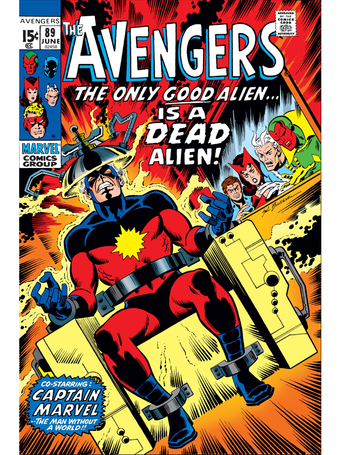 Avengers #89 cover dated June 1971.