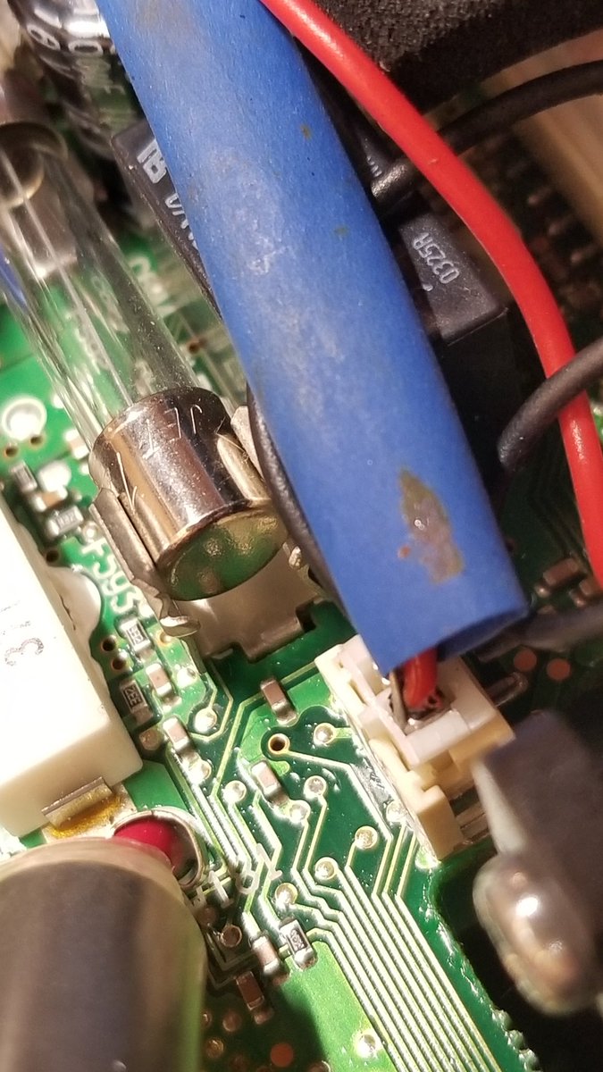 VE7LF's tweet image. Early morning soldering. Fan mod for my #IC706 to help keep it cool in my backhoe. Also 15m stability mod. Grounding being a known issue in these radios, this should help stop my tuning oscillations on 15m. Love this radio!!