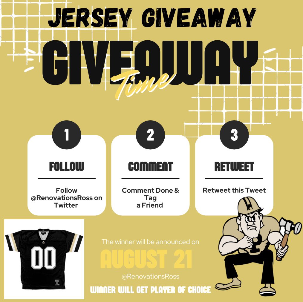 🚧 JERSEY GIVEAWAY 🚧