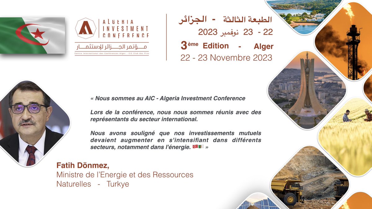 Algeria Invest Conference tweet media