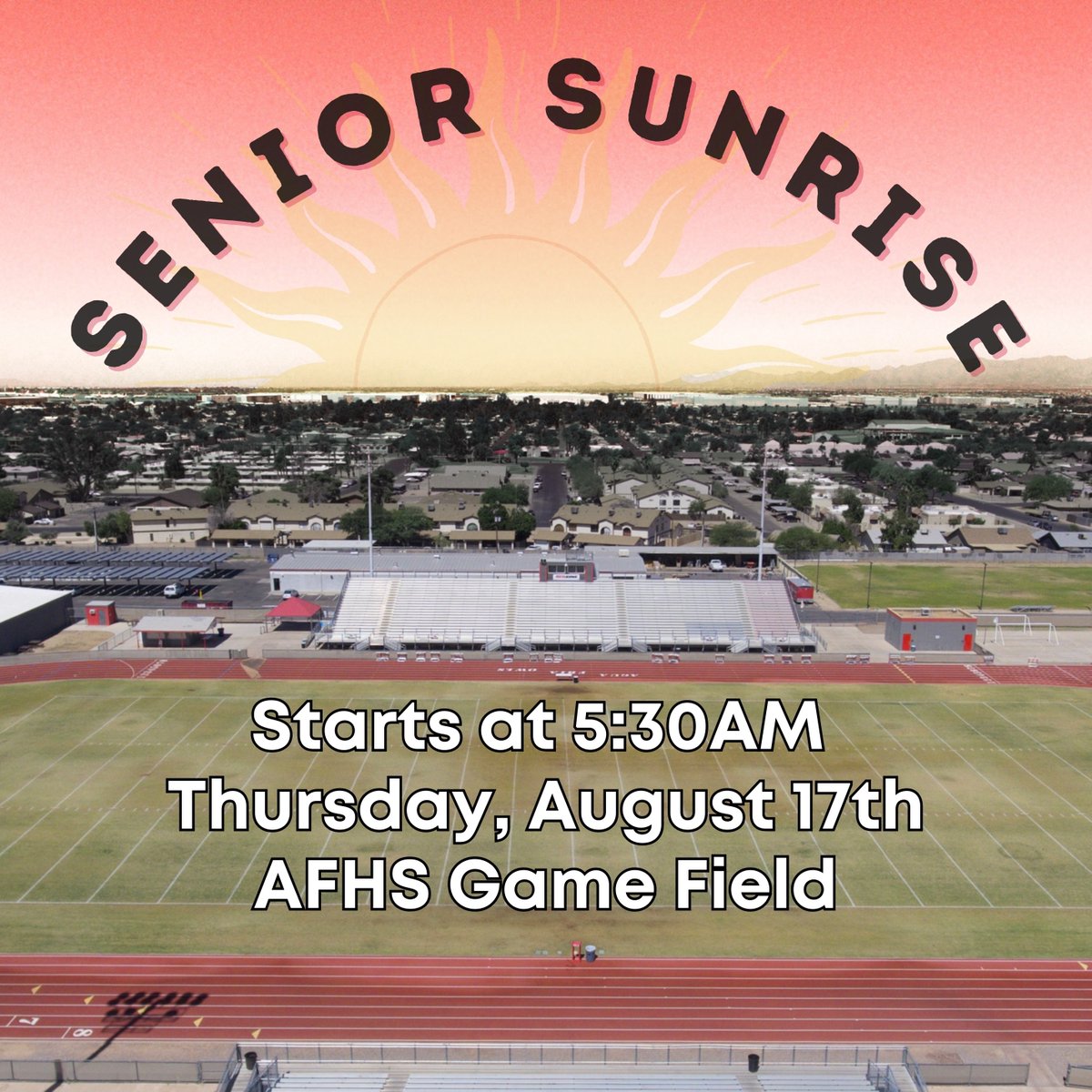 Senior Sunrise is this Thursday morning!