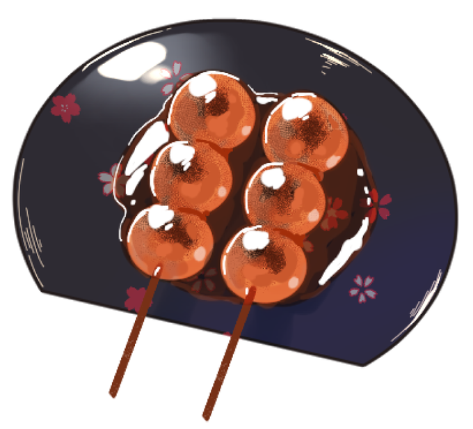 「food focus skewer」 illustration images(Latest)