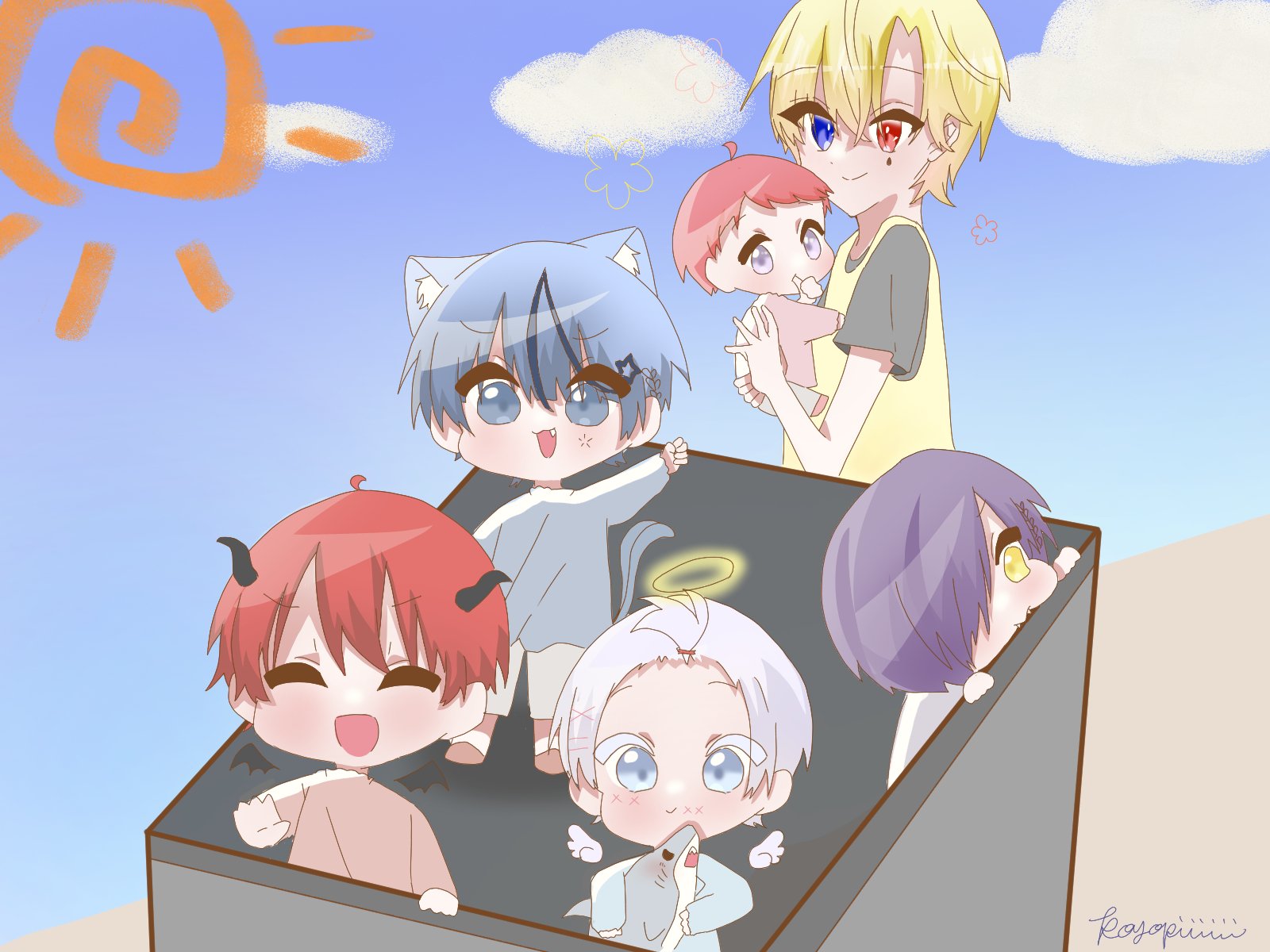 5.どるれく フマル アクキー 聖夜のレクイエム キーホルダー どるれく フマル ぬいぐるみ③ 5.どるれく フマル アクキー 聖夜