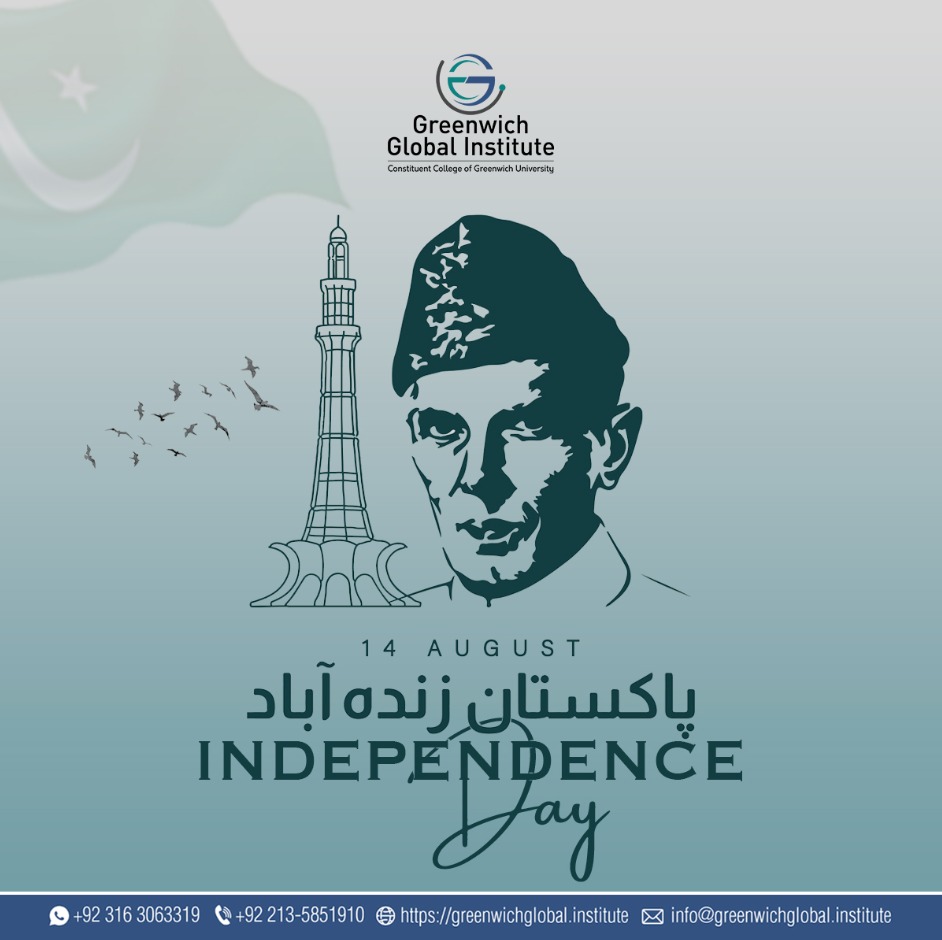 greenwichcolleg's tweet photo. Happy Independence Day, Pakistan! 🎉

Let's celebrate the spirit of our great nation, the sacrifices made, and the unity that binds us together.

May the flag of Pakistan always fly high, symbolizing our resilience, diversity, and aspirations. https://t.co/IxbpaRYFBg