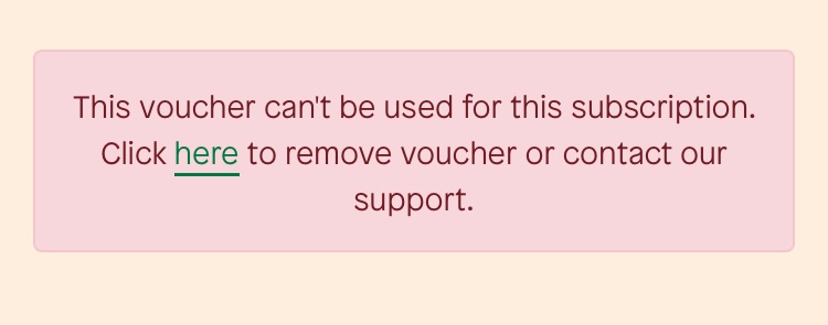 lambchopper55's tweet photo. @Gener8Rewards @Beer52HQ 

Signed up to gener8, tried to use voucher for beer52. Go to checkout and you get this. https://t.co/5DEEvUekJx