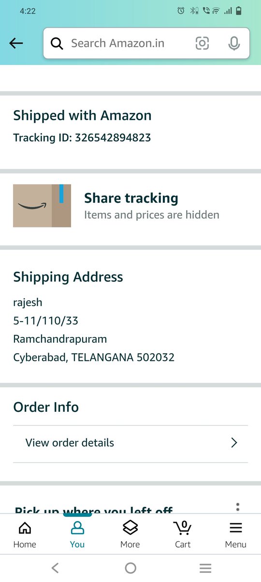 Rajeshd06304183's tweet photo. I ordered 75k amount laptop for my studies and still I m waiting it's almost 14 days completed, not received my product yet.. amazon app daily giving me out for delivery and still they fooling me https://t.co/g9cyIXT8XM
