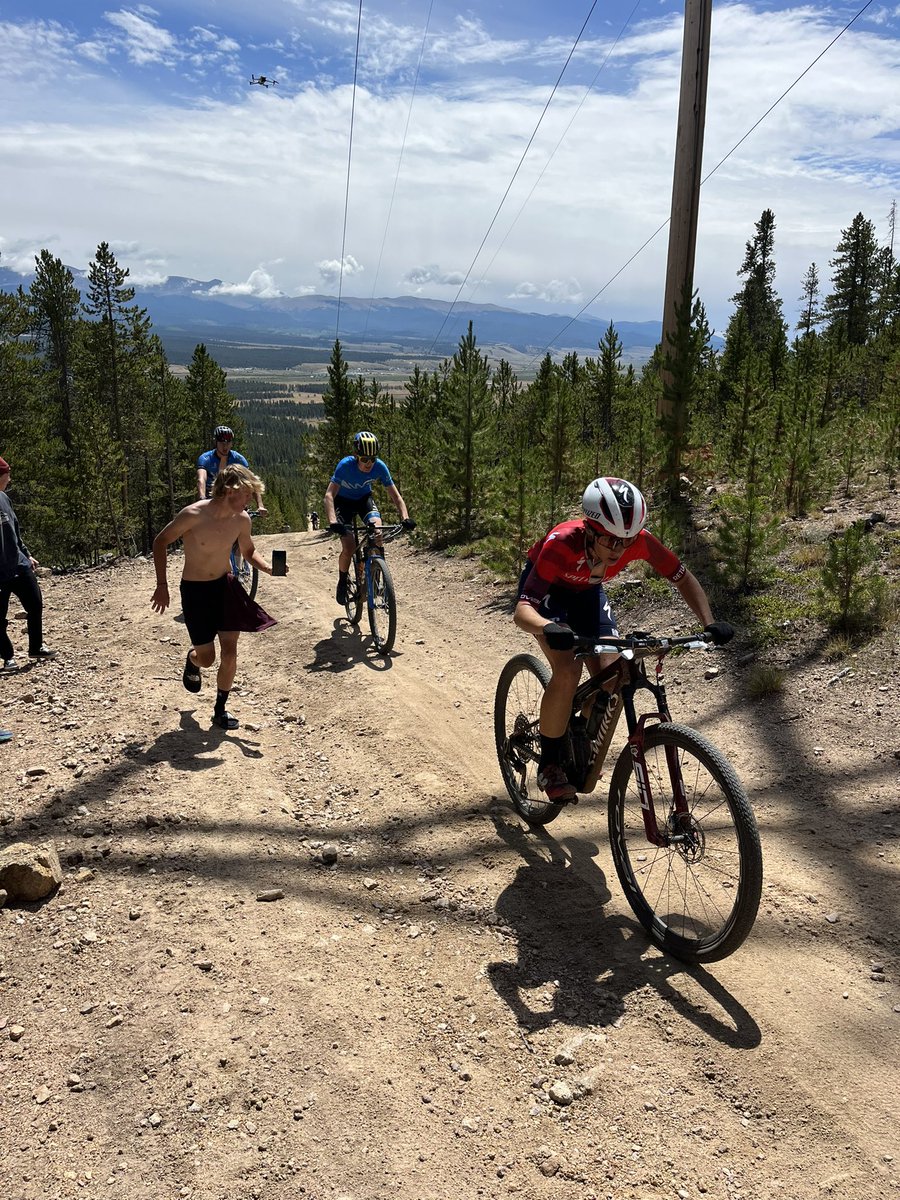 carborocket's tweet image. First woman top of Powerline, Sophia Gomez! #LT100