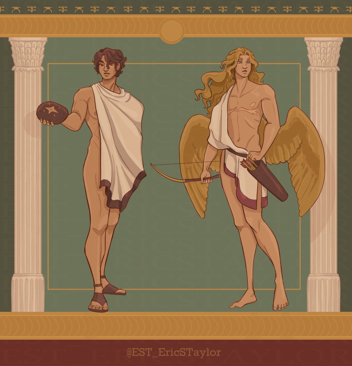 EST_EricSTaylor's tweet photo. Transmasculine Cupid and Psyche https://t.co/ZmRgXuN2P0